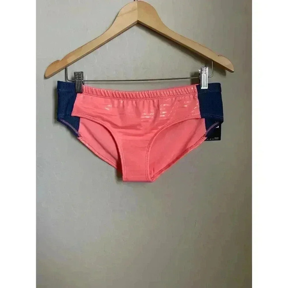 Nike Tonal Stripe Hipster Bottoms Size Large - Picture 2 of 12